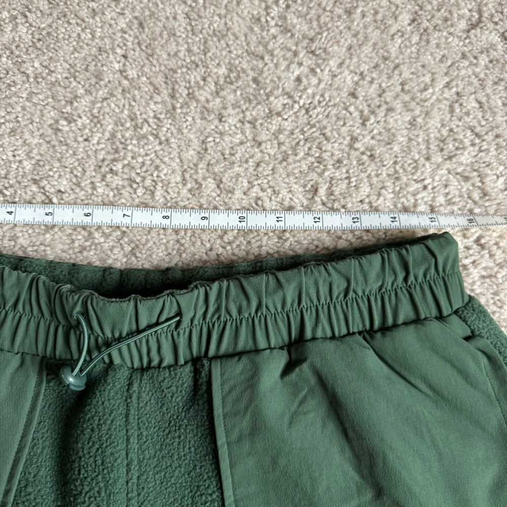 Outdoor Voices Tapered RecTrek-Panelled PrimoFleece Track Pants Green Medium - Picture 8 of 10